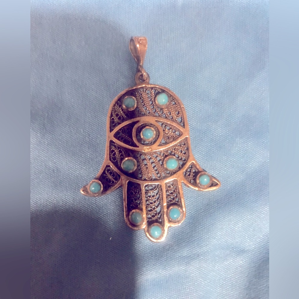 Antique Egyptian Silver ( 925) with lapis lazuli stones